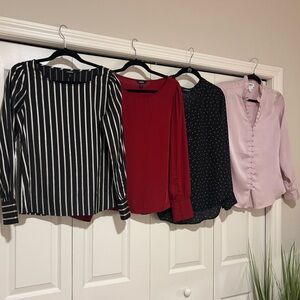 Women’s Express work shirt bundle ( 4 items )